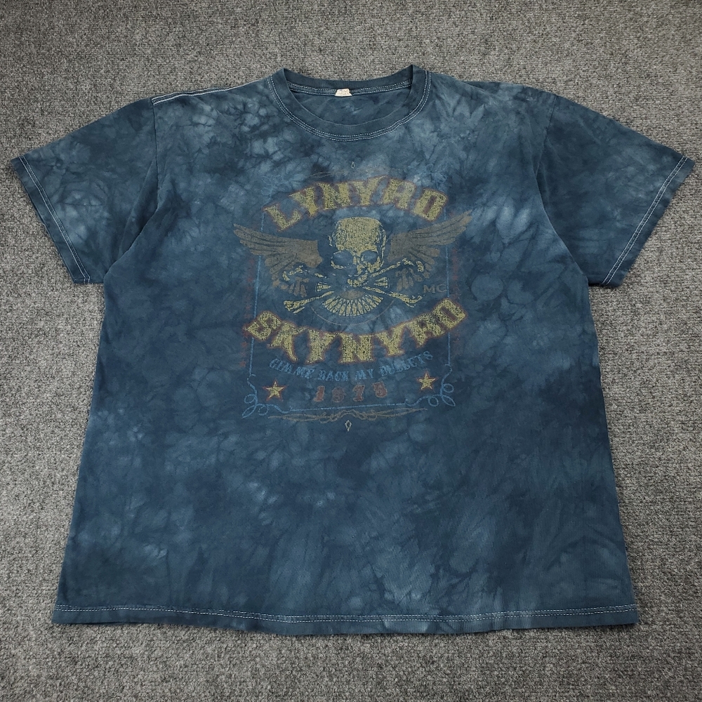 Vintage 2007 Lynyrd Skynyrd T Shirt Mens XL Tie Dye Graphic Y2K Classic Rock